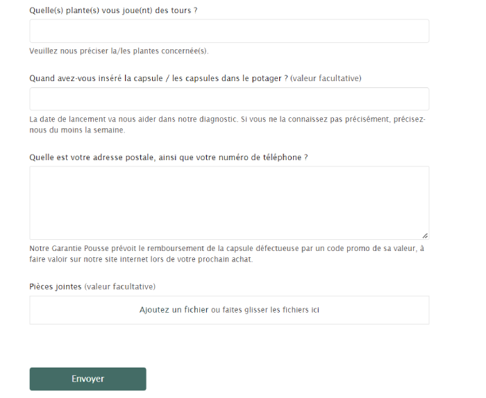 FAQ du site Prêt-à-Pousser